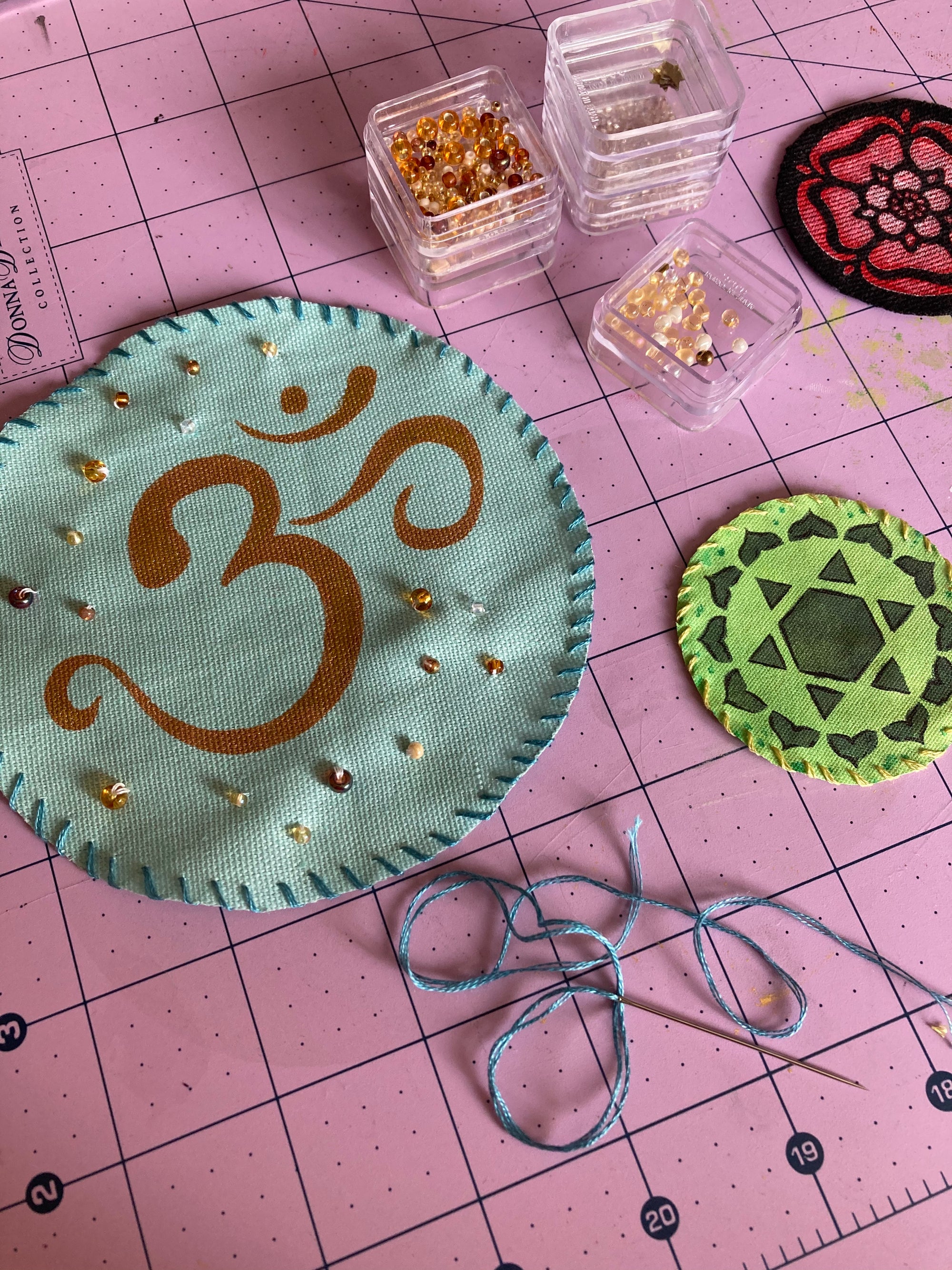 Making fabric patches