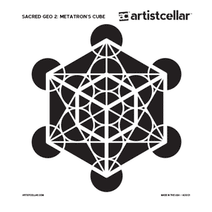 Metatrons Cube Stencil