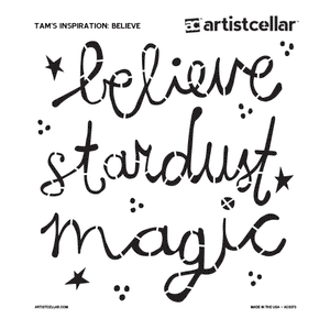 TL - Believe Stencil