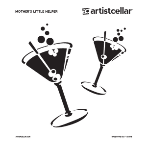 Mothers Little Helper Stencil