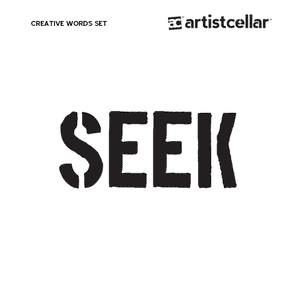 Creative Words Pocket Stencil 4-Stencil Set