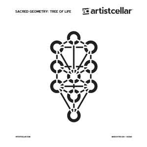 Tree of Life Stencil