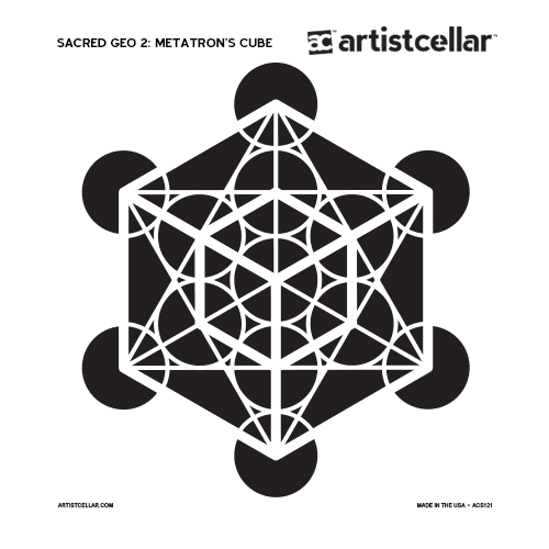 Metatrons Cube Stencil