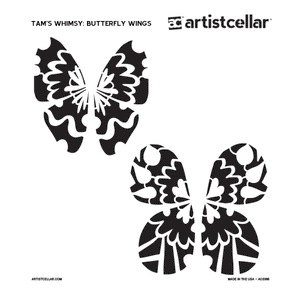 TL - Butterfly Wings Stencil