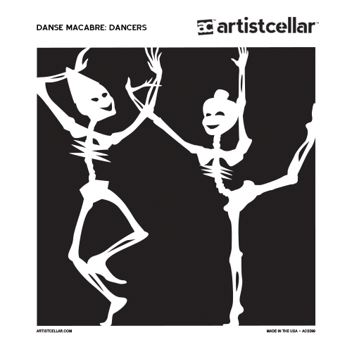 Artistcellar Signature Series Stencils: Danse Macabre Series