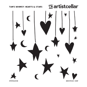 TL - Hearts & Stars Stencil