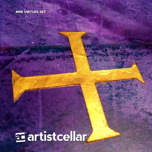 Mini Virtues 4-Stencil Set