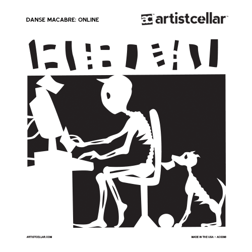 Artistcellar Signature Series Stencils: Danse Macabre Series