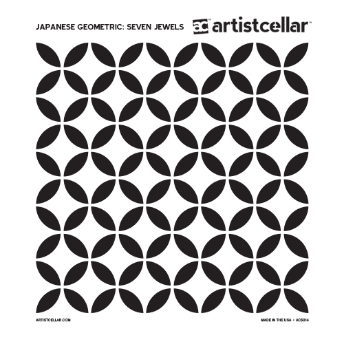 Artistcellar Japanese Geometric Series Stencils